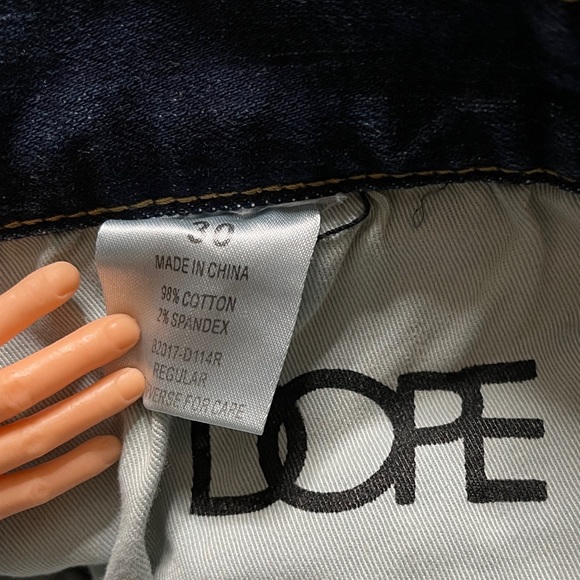 Dope Carson Distressed Denim Size 30 Blue Jeans - Picture 5 of 8